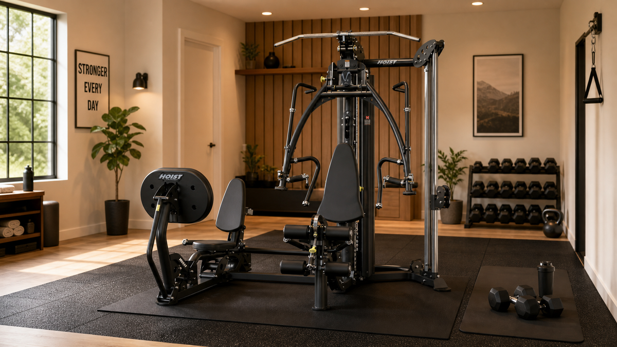 hoist gym in nice home gym