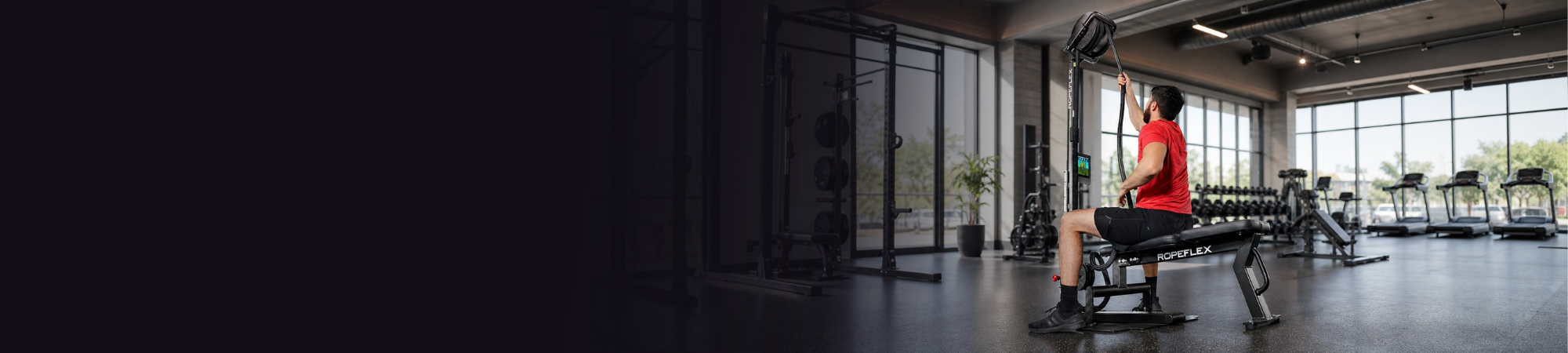 ropeflex product in nice commercial gym