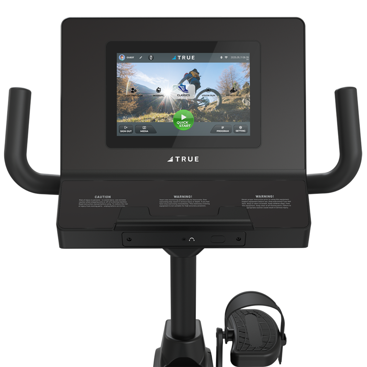 True Fitness Performance Series Recumbent Bike - 10" Touchscreen Console