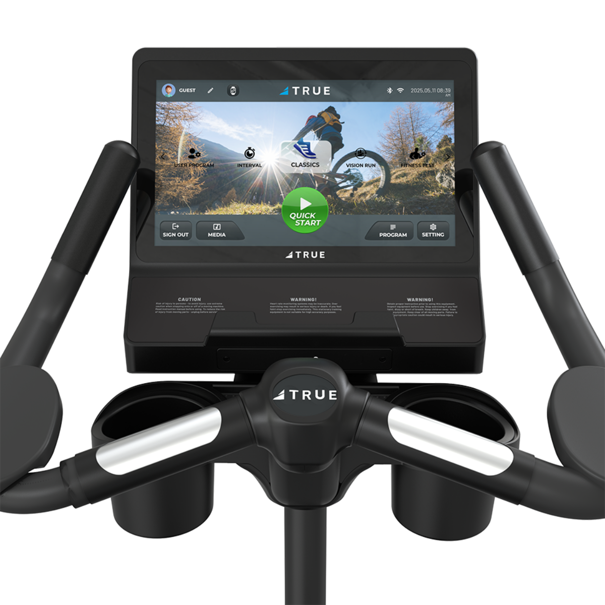 True Fitness Performance Series Upright Bike - 16" Touchscreen