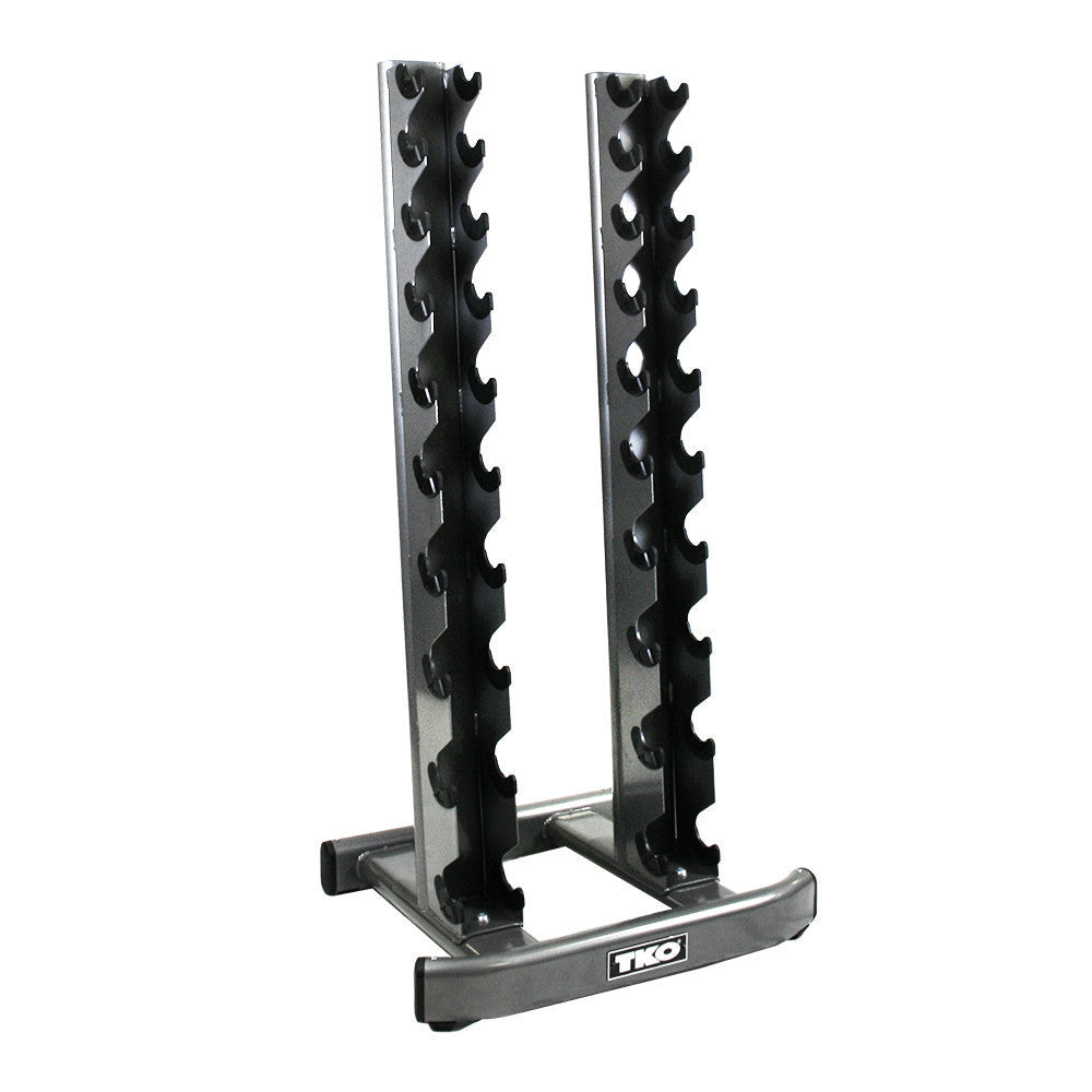 TKO'S 10 Pair Vertical Dumbbell Rack