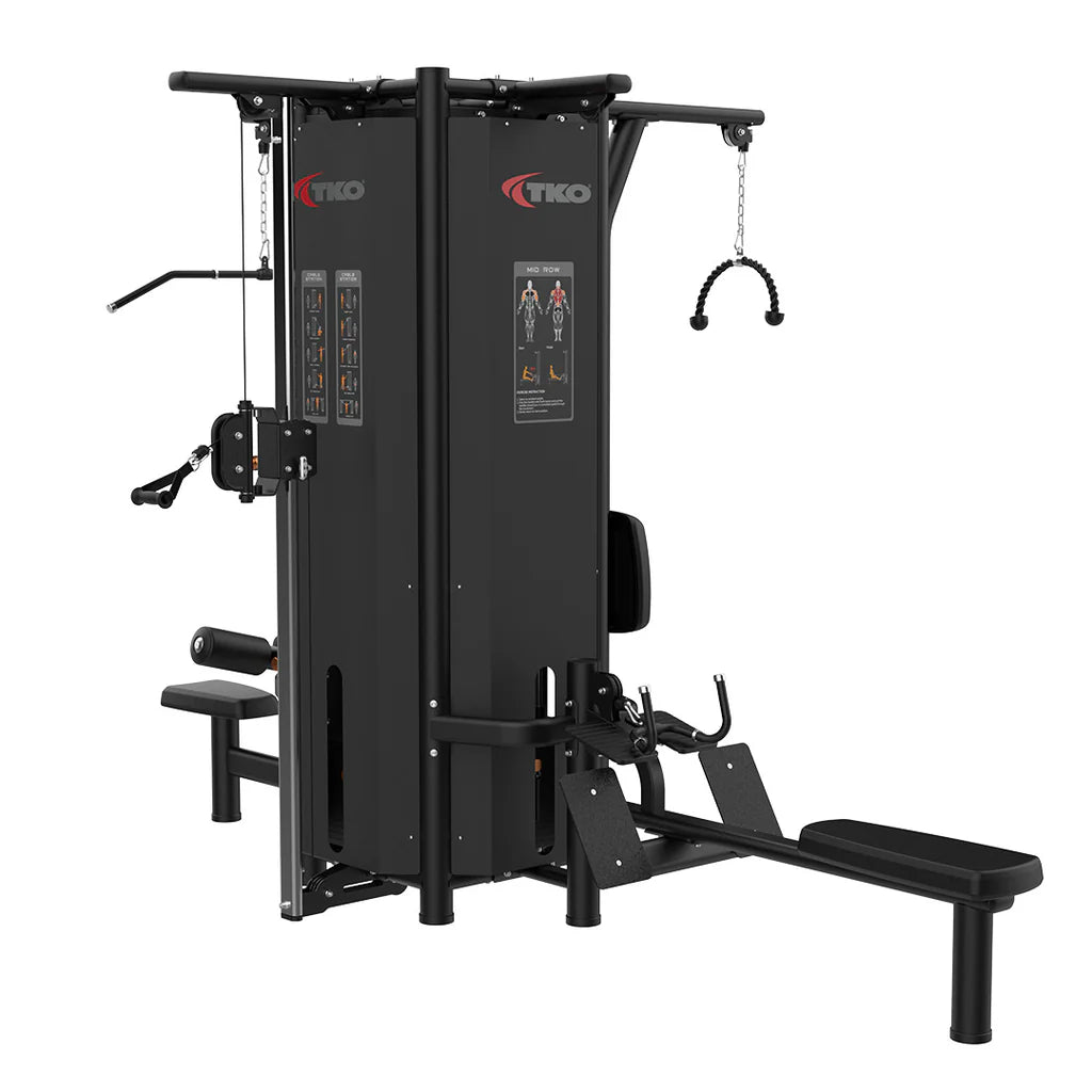 cybex cable machine plate weight TKO Strength Signature 4-Stack Cable Machine 7031-B