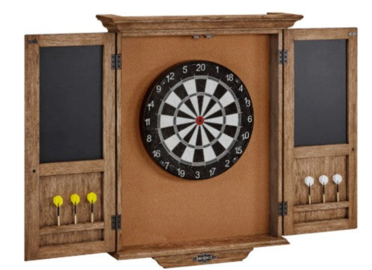 Dart Board in Rustic Dark Brown