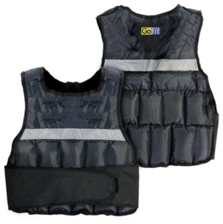 GoFit 20lb Adjustable Weighted Vest - Fitness Outlet