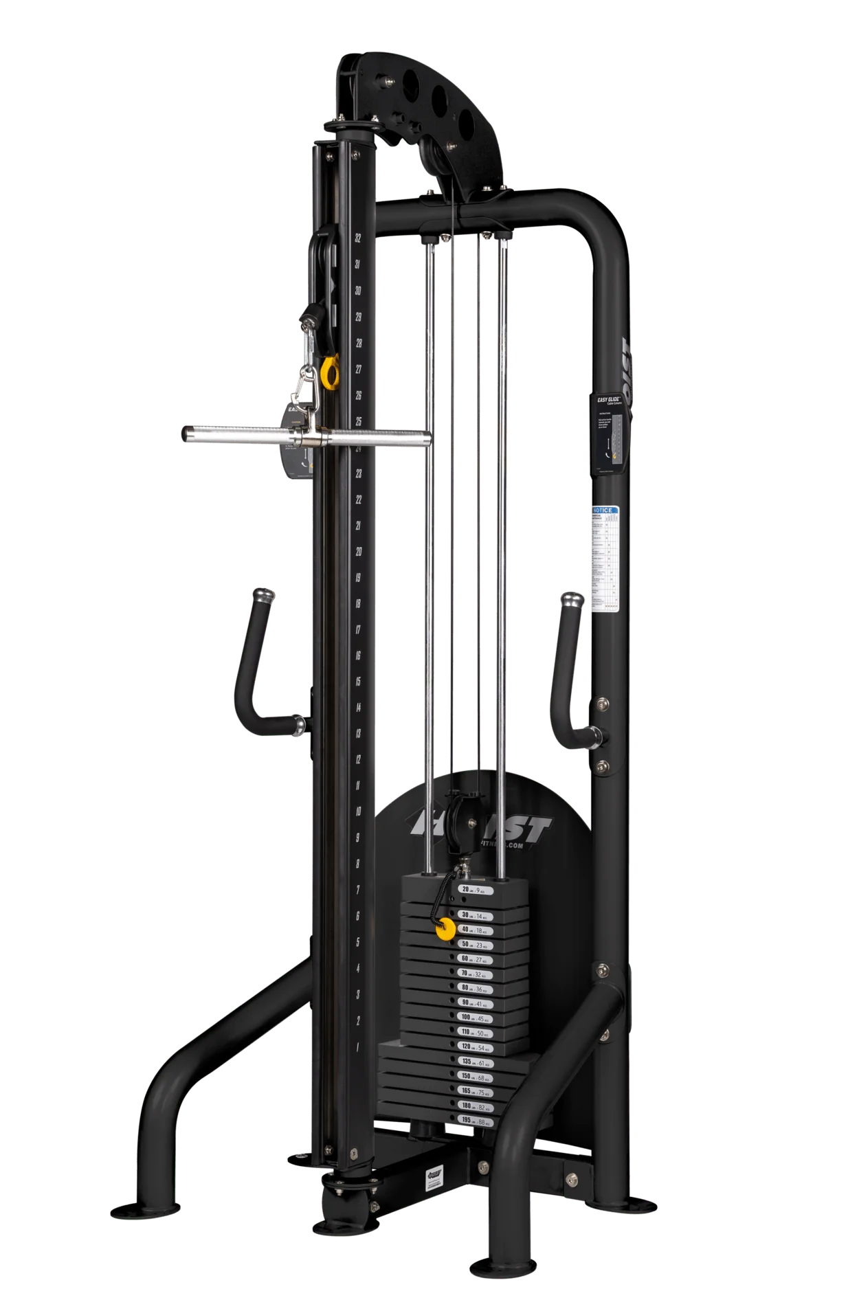 Hoist Fitness Commercial Stand Alone Hi-Lo Pulley - Black