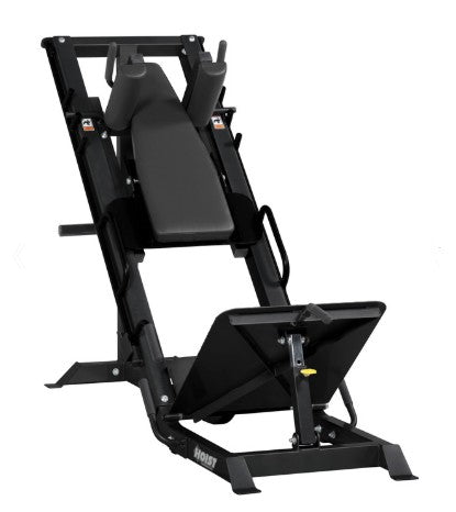 Hoist Fitness HF4357 Leg Press / Hack Squat - New Matte Black Color - FITNESS OUTLET