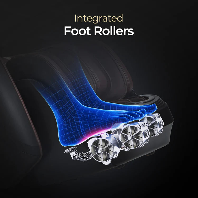 LIFETREND Luxe 4D Dual Core Faux Leather Massage Chair - Fitness Outlet