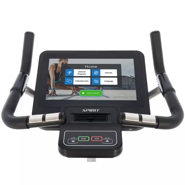 Spirit CU800-ENT Upright Bike - FITNESS OUTLET
