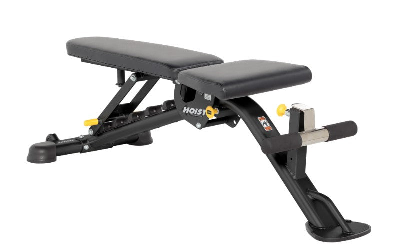 Hoist Fitness HF 5165 7-Position F.I.D. Bench - New Matte Black Color