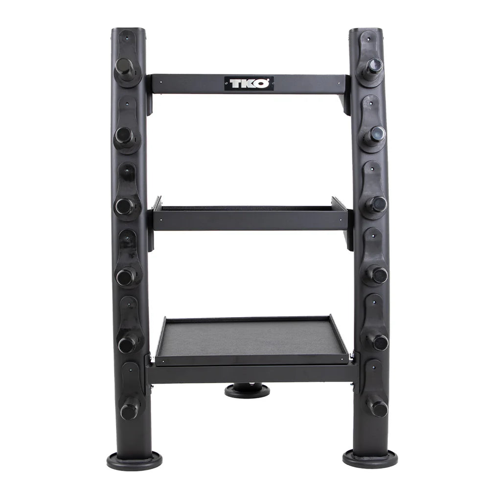 TKO Strength Accessory Rack - Matte Black