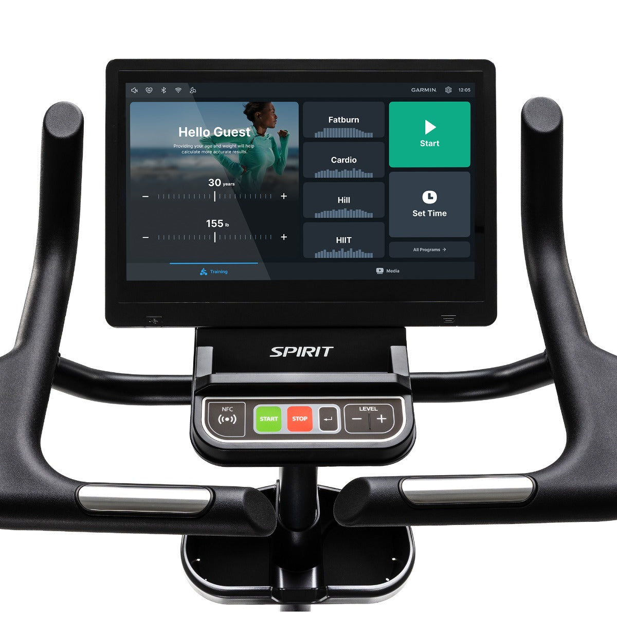 Spirit Fitness CU1000ENT Upright Bike