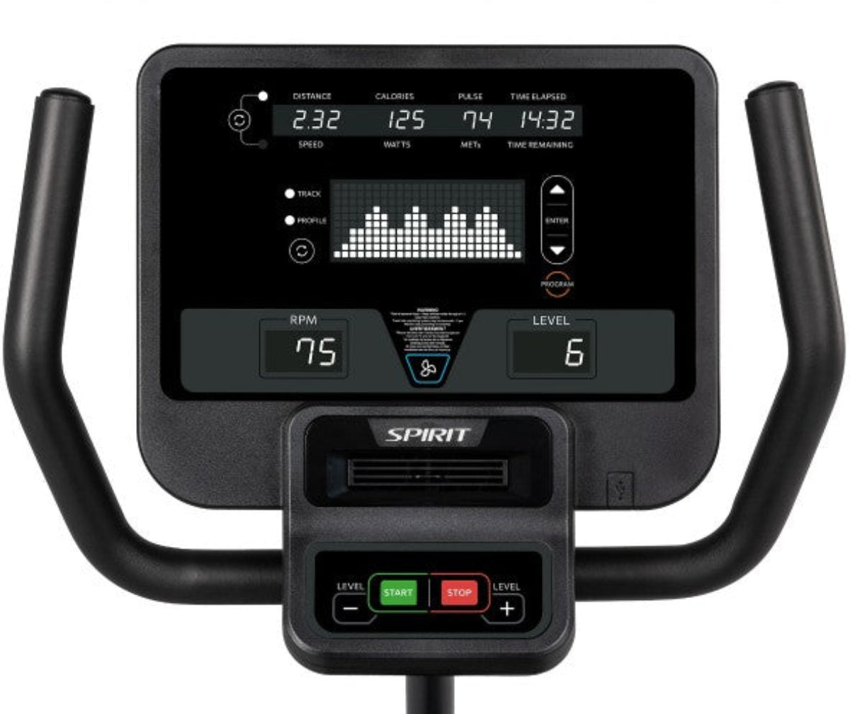 Spirit Fitness CR800 Recumbent Bike - FITNESS OUTLET