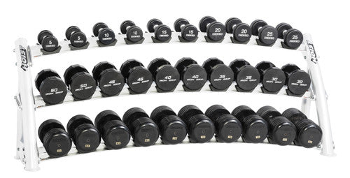 Hoist Fitness CF3461-3 Commercial (3) Tier Horizontal Dumbbell Rack