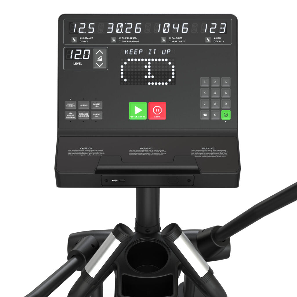 True Fitness Launch Elliptical - Unite LED Console