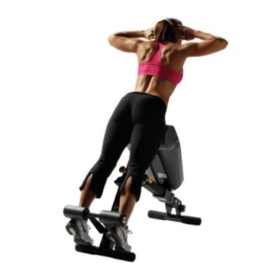 Hoist Fitness HF4263 Adjustable Ab / Back Hyper Extension - New Matte Black Color
