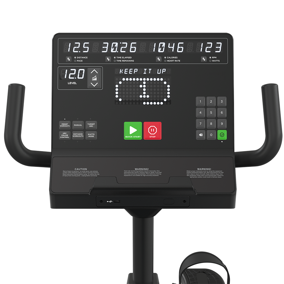 True Fitness Apex Recumbent Bike - Unite LED Console