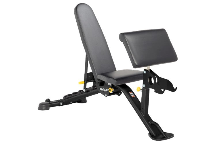 Hoist Fitness HF 5165 7-Position F.I.D. Bench - New Matte Black Color