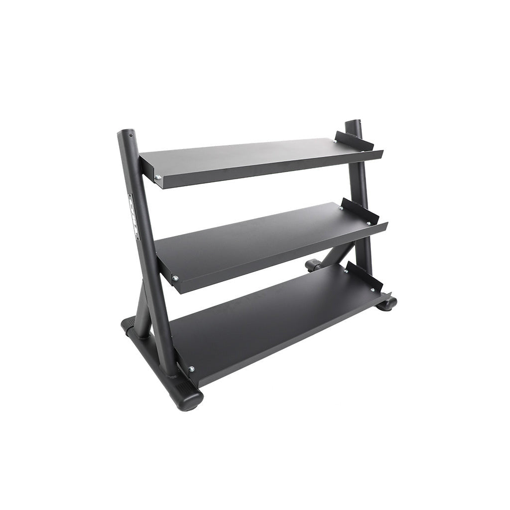 TKO'S 3-Tier Shelf Dumbbell Rack
