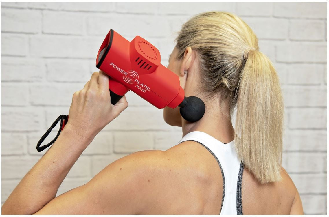 Power Plate Pulse Handheld Massager - Matte Red