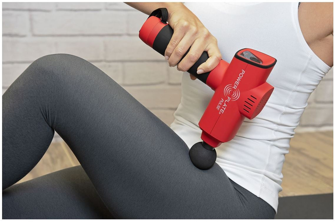 Power Plate Pulse Handheld Massager - Matte Red