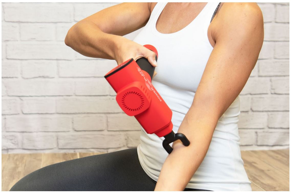 Power Plate Pulse Handheld Massager - Matte Red