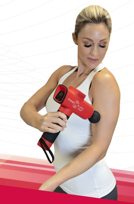 Power Plate Pulse Handheld Massager - Matte Red