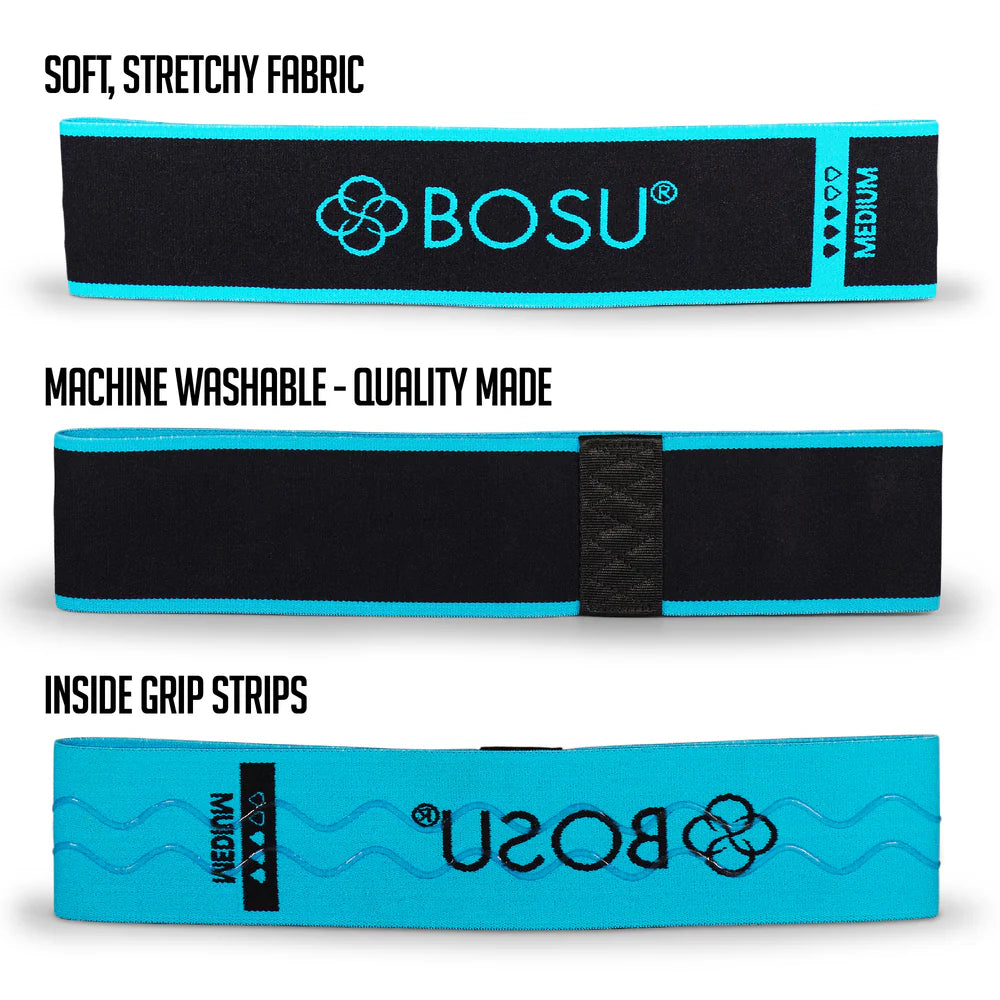 BOSU Fabric Resistance Bands - Fitness Outlet