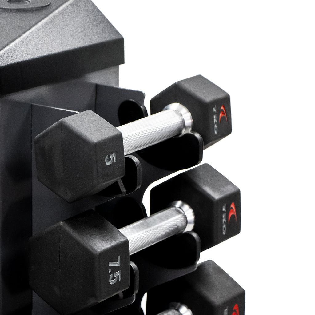 TKO 8 Pair Vertical Dumbbell Rack