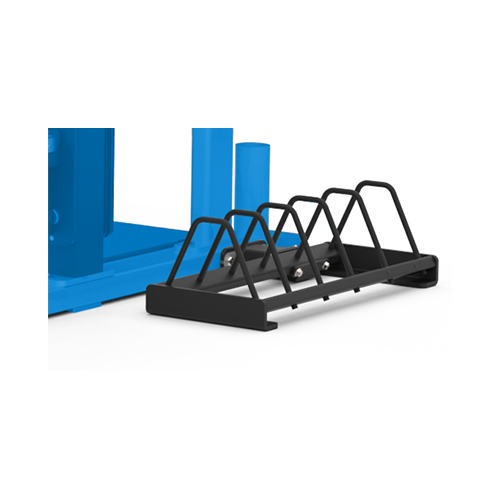 Optional Bumper Plate Floor Storage (9-HDCS1) 11 in x 28 in x 9 in (28 cm x 71 cm x 23 cm) / unit weight: 30 lbs (13.6 kg)