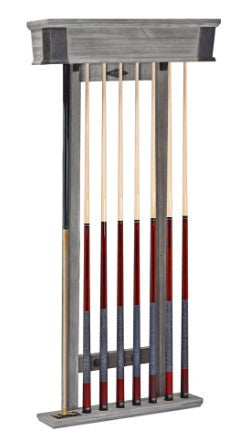 Brunswick Billiards Canton Wall Rack - RUSTIC GREY