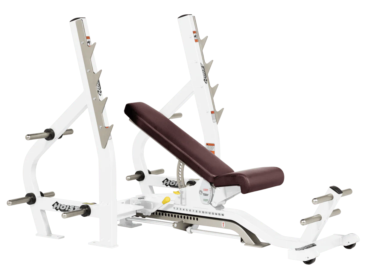 Hoist Fitness CF2179B Commercial (3) Way Flat Incline Decline Bench