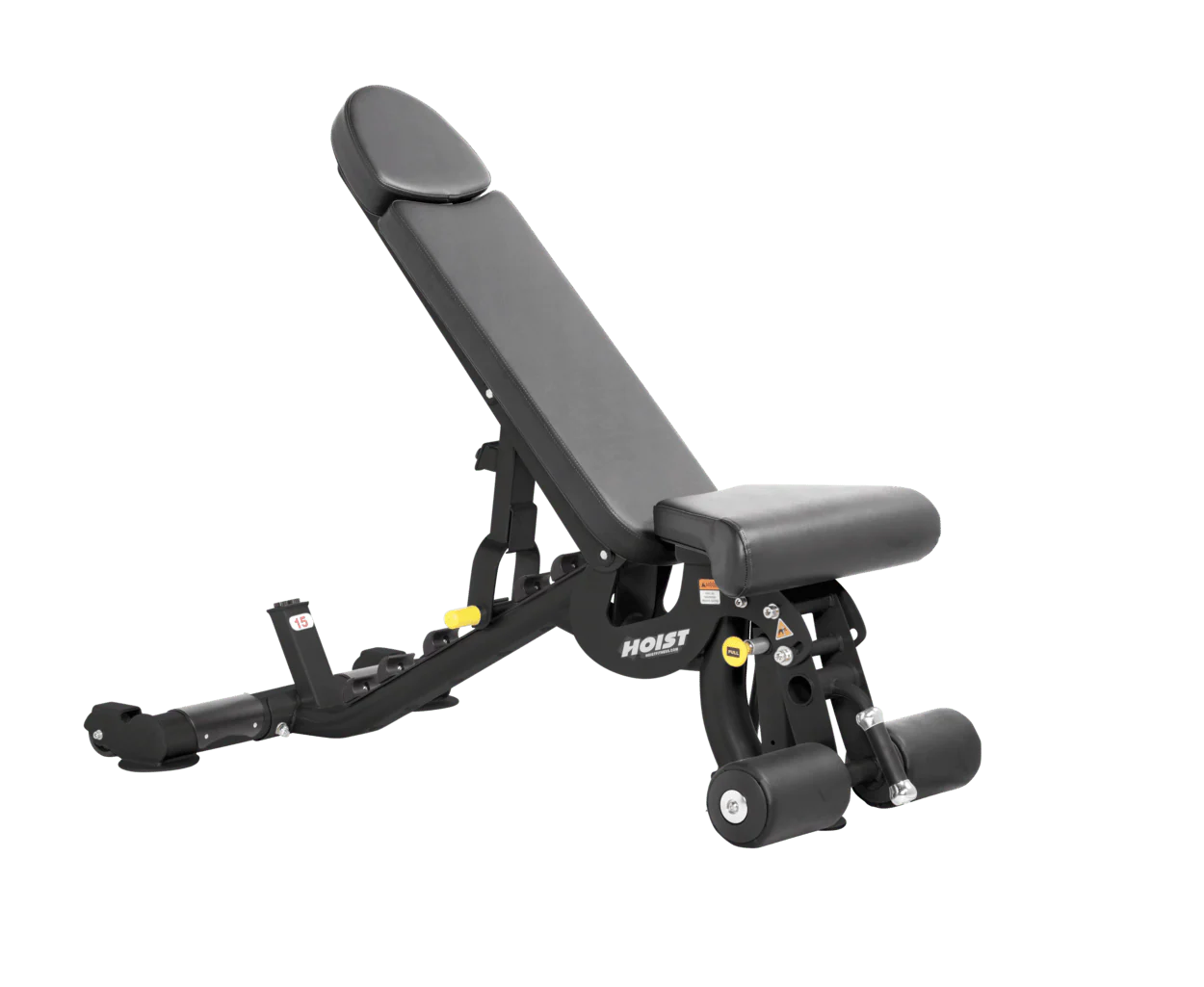 Hoist Fitness CF3165 Commercial Super Flat Incline Decline Bench - Fitness Outlet