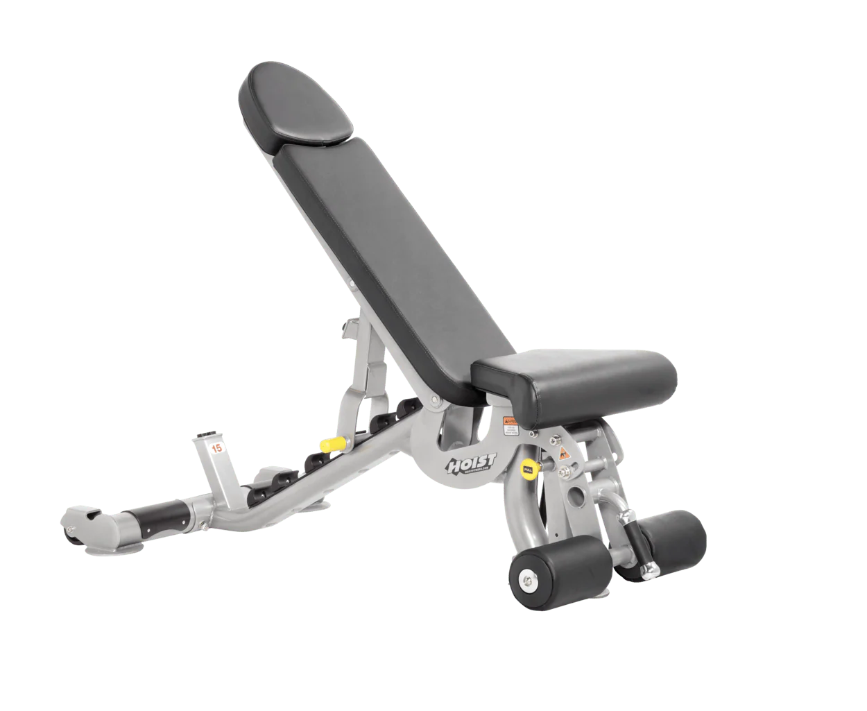 Hoist Fitness CF3165 Commercial Super Flat Incline Decline Bench - Fitness Outlet