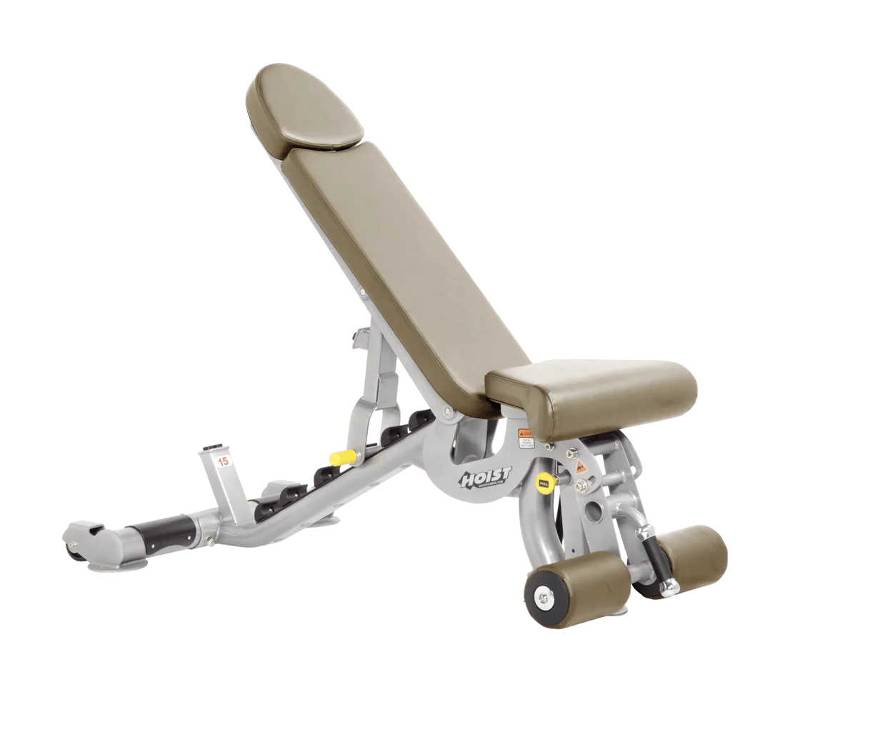 Hoist Fitness CF3165 Commercial Super Flat Incline Decline Bench - Fitness Outlet