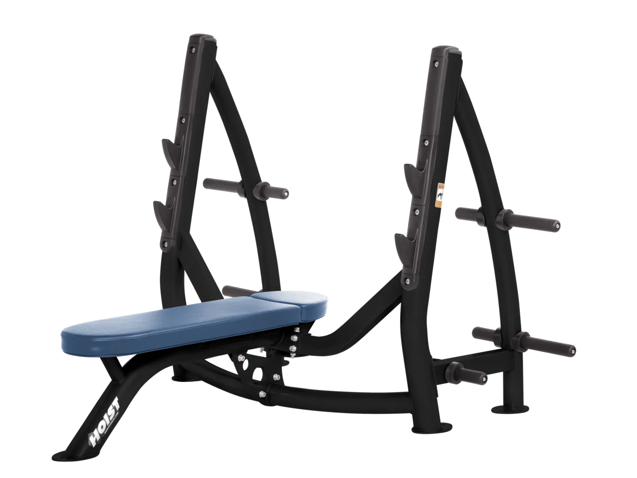 Hoist Fitness CF3170 Commercial Flat Olympic Bench with Storage - Fitness Outlet
