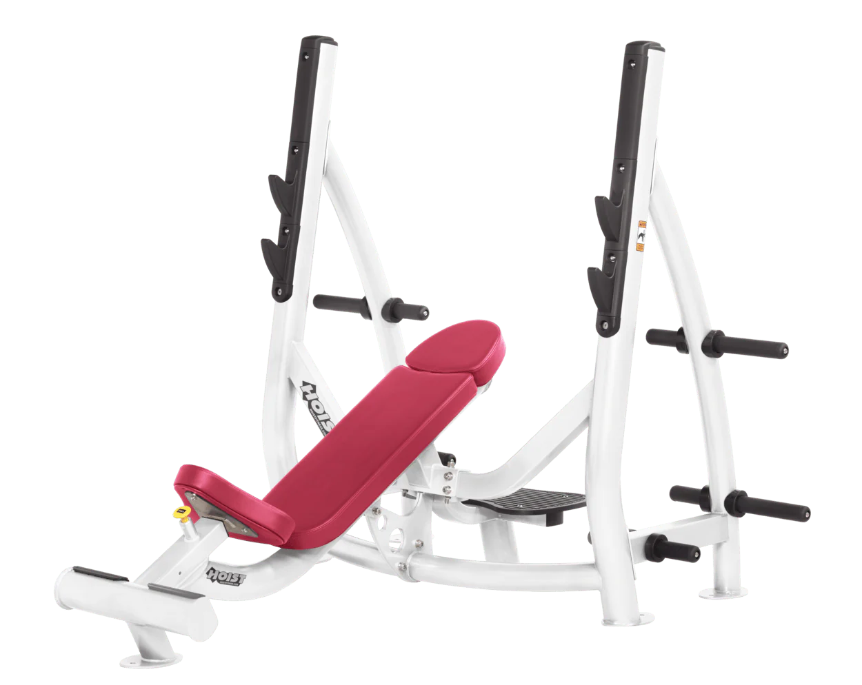 Hoist Fitness CF3172 Commercial Incline Olympic Bench with Storage - Fitness Outlet