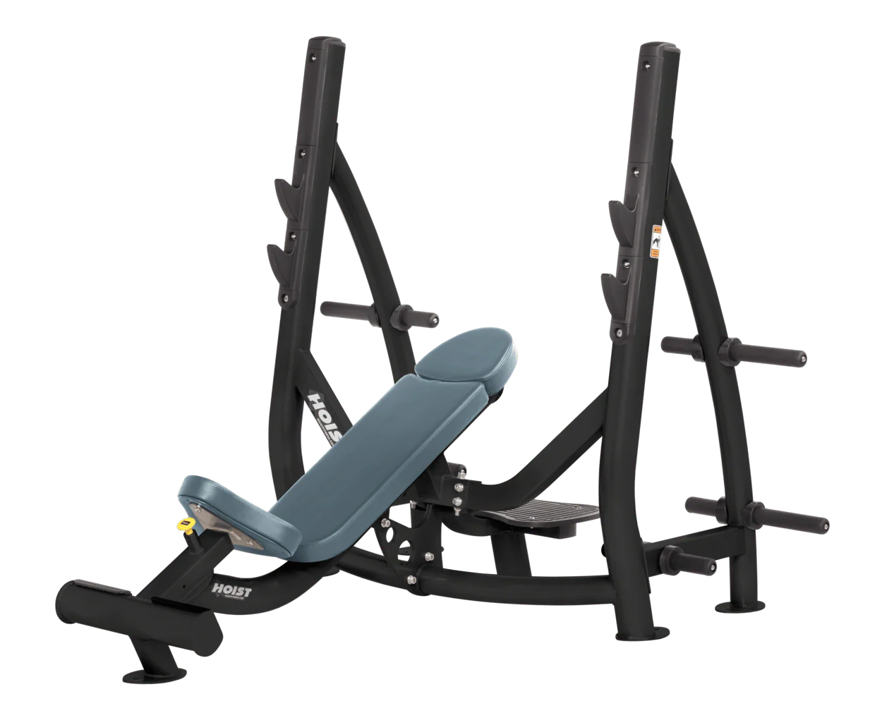 Hoist Fitness CF3172 Commercial Incline Olympic Bench with Storage - Fitness Outlet