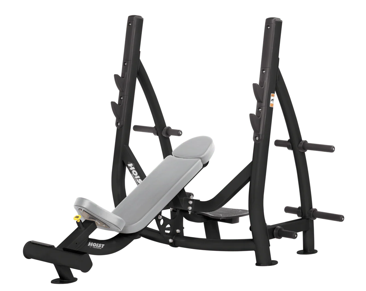 Hoist Fitness CF3172 Commercial Incline Olympic Bench with Storage - Fitness Outlet