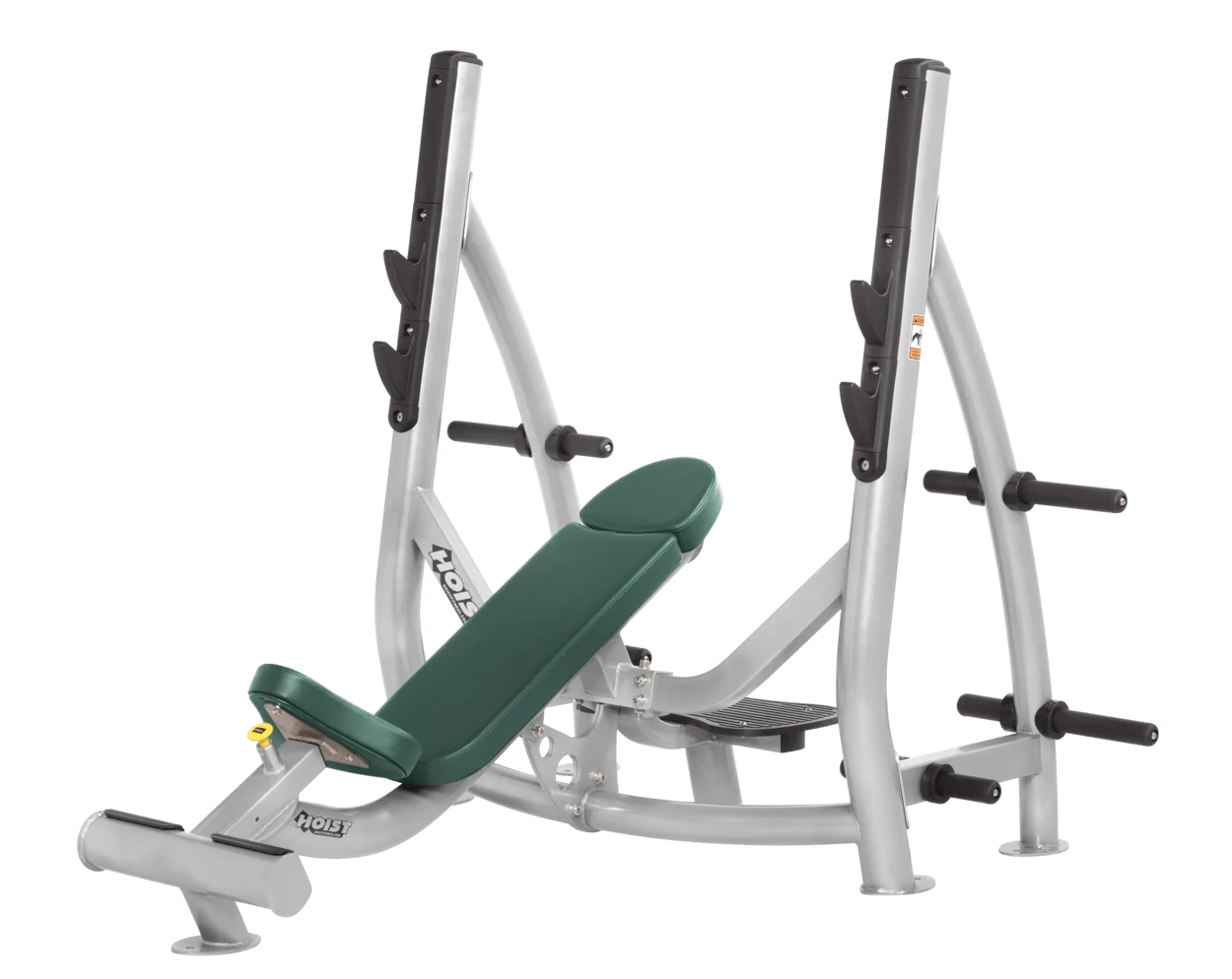 Hoist Fitness CF3172 Commercial Incline Olympic Bench with Storage - Fitness Outlet