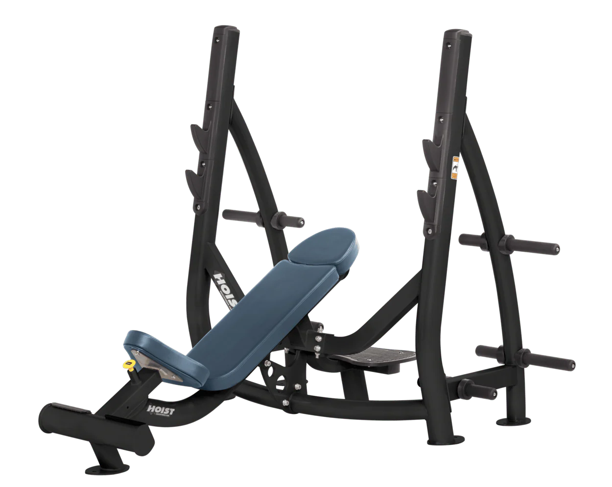 Hoist Fitness CF3172 Commercial Incline Olympic Bench with Storage - Fitness Outlet