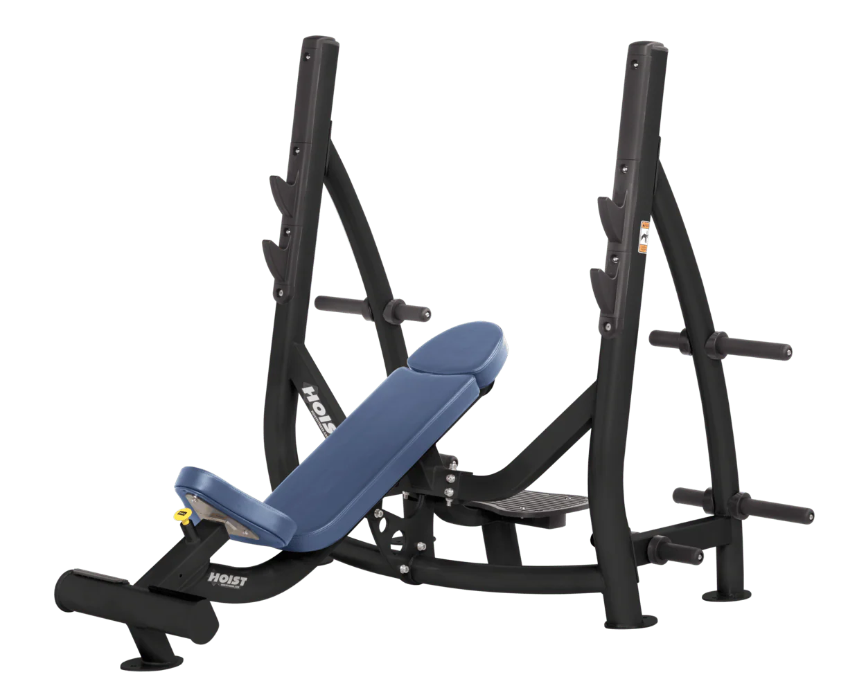 Hoist Fitness CF3172 Commercial Incline Olympic Bench with Storage - Fitness Outlet