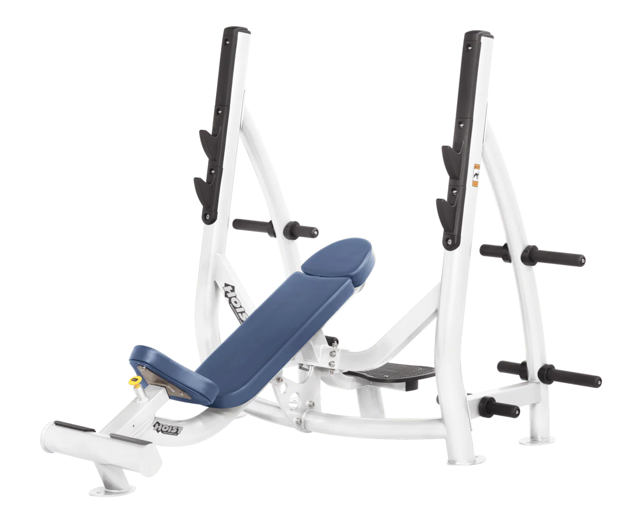 Hoist Fitness CF3172 Commercial Incline Olympic Bench with Storage - Fitness Outlet