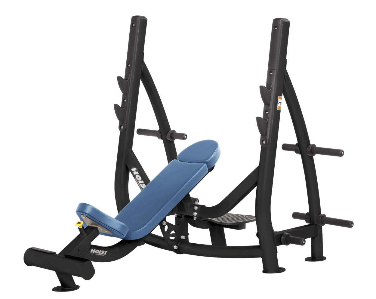 Hoist Fitness CF3172 Commercial Incline Olympic Bench with Storage - Fitness Outlet