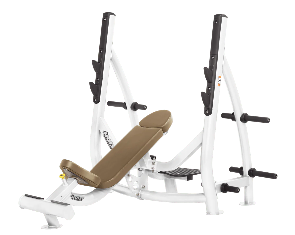 Hoist Fitness CF3172 Commercial Incline Olympic Bench with Storage - Fitness Outlet