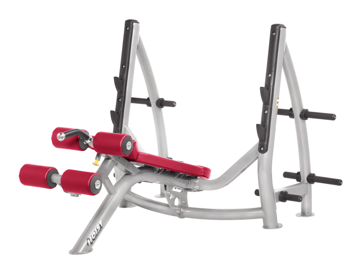 Hoist Fitness CF3177 Commercial Decline Olympic Bench - Fitness Outlet