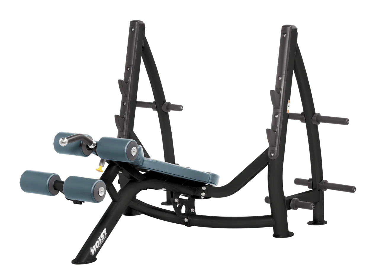 Hoist Fitness CF3177 Commercial Decline Olympic Bench - Fitness Outlet