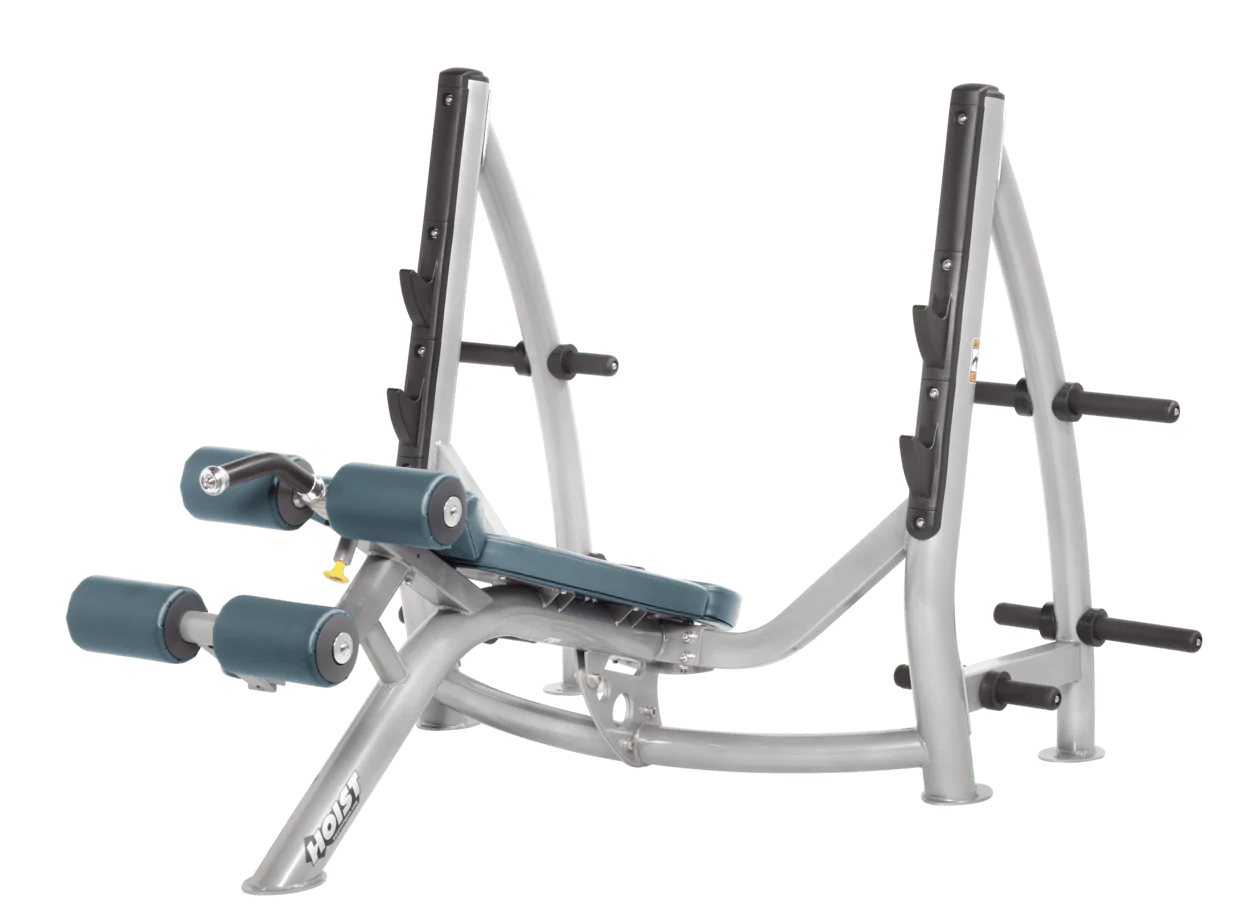 Hoist Fitness CF3177 Commercial Decline Olympic Bench - Fitness Outlet
