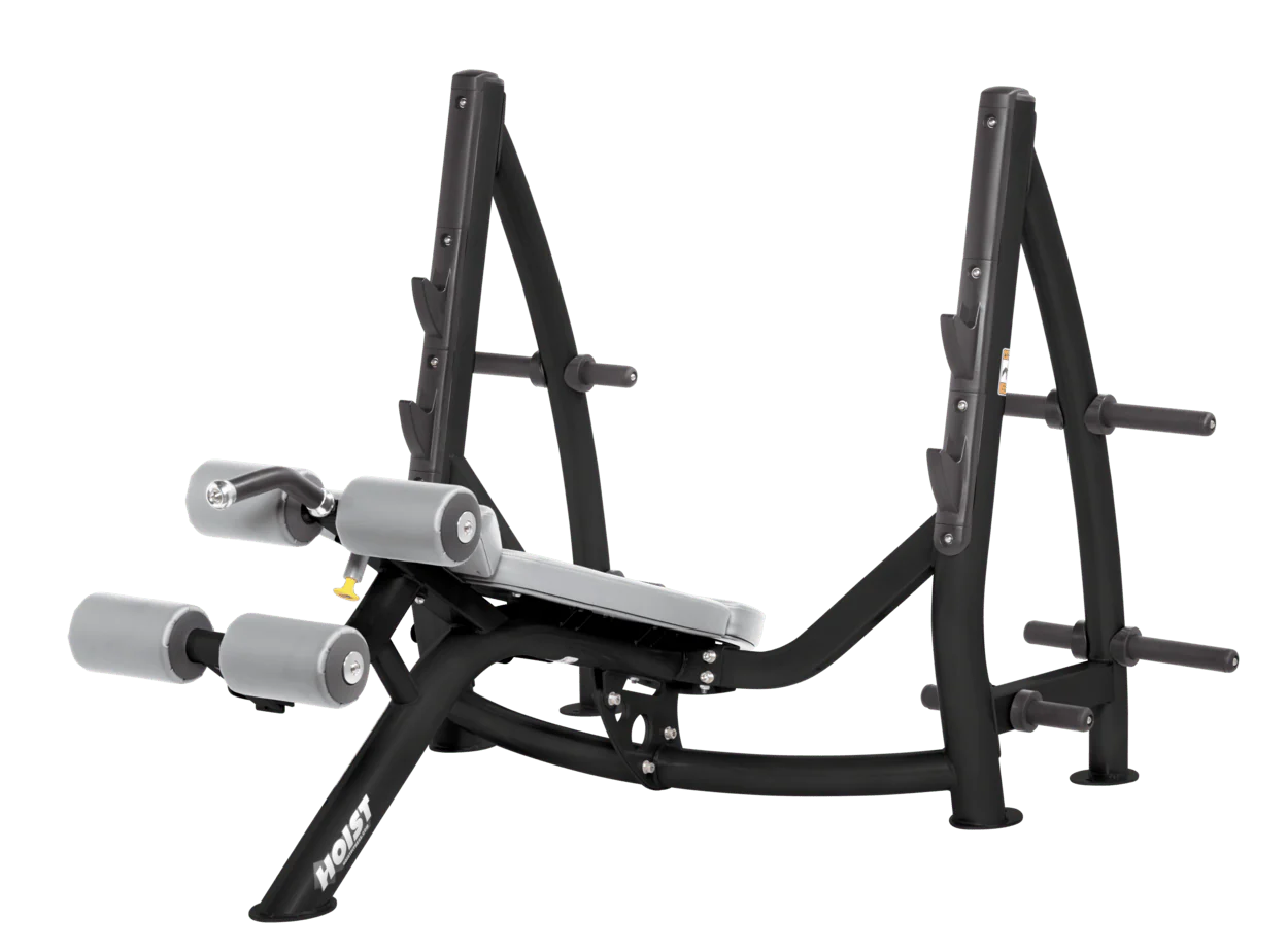 Hoist Fitness CF3177 Commercial Decline Olympic Bench - Fitness Outlet
