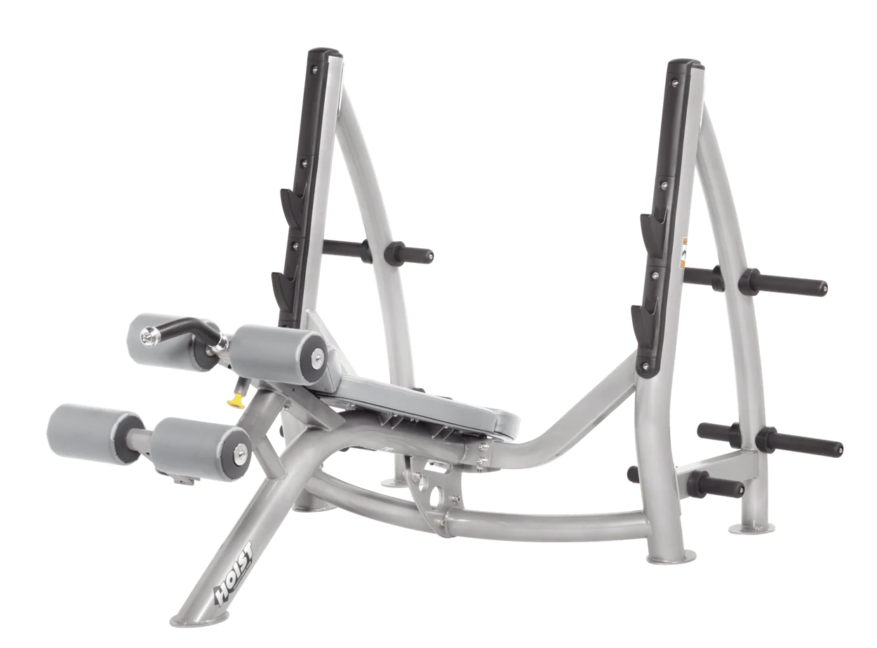 Hoist Fitness CF3177 Commercial Decline Olympic Bench - Fitness Outlet