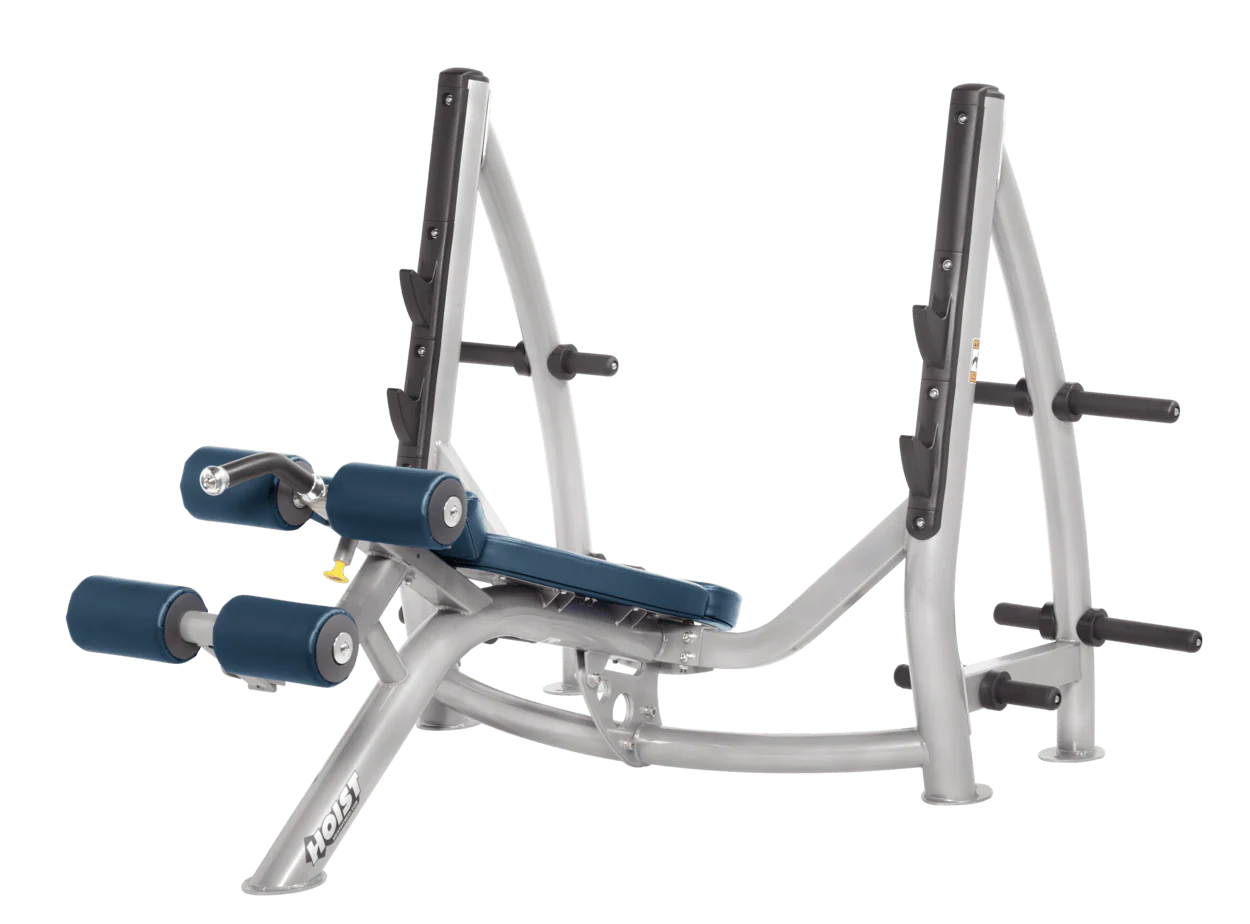 Hoist Fitness CF3177 Commercial Decline Olympic Bench - Fitness Outlet
